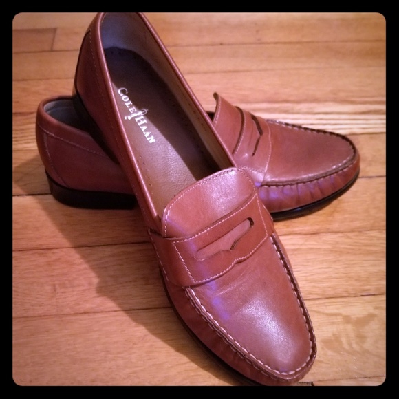 cole haan leather loafers